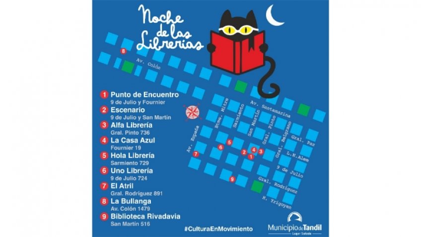 Se presentó oficialmente la programación de "La Noche de las Librerías"